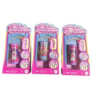 Mini Barbie Land Cutie Reveal Lot 3 Sealed Black Panda Pink Bunny Gray Puppy